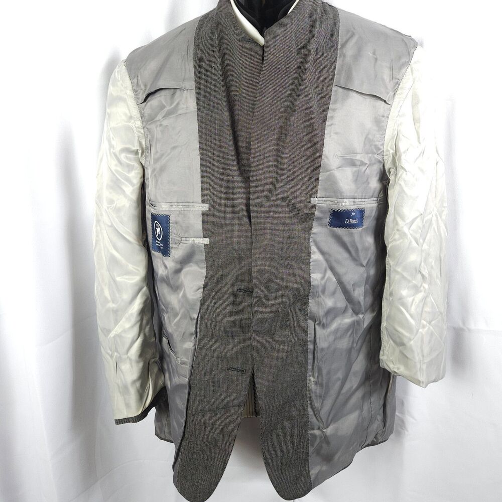 Hart Schaffner Marx Men's 41R Gray Wool Sport Coat Blazer - Picture 3 of 9